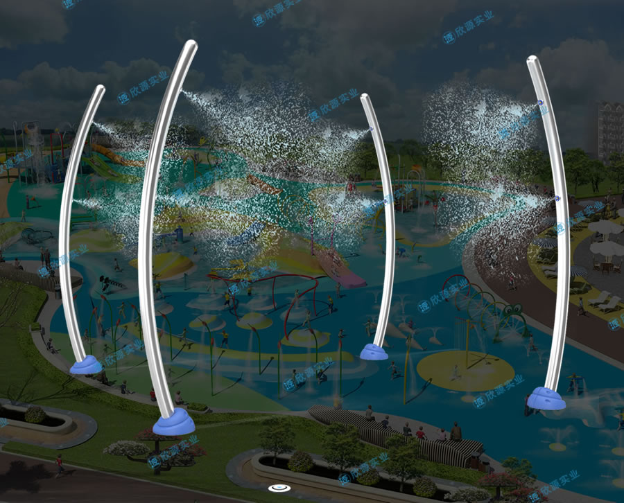 戲水穿梭戲水小品